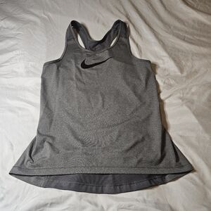 Nike Women's Charcoal Racerback Tank Top